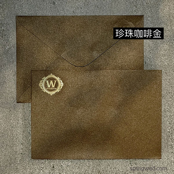 【現貨/燙金囍字信封】 喜帖信封‧燙金信封(附貼紙) $7~$8