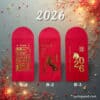【2025蛇年紅包袋】燙金紅包袋 台灣製作 萊妮紅包袋 客製紅包袋$99
